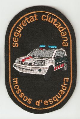 Emblema Brazo Mossos D'esquadra (Seguridad Ciudadana)
