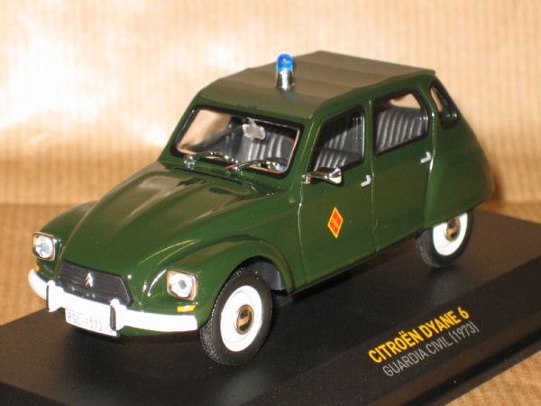 Vehiculo Miniatura Guardia Civil Citroen Dyane 6 (1.973)
