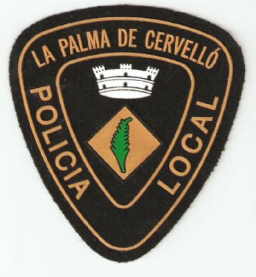 Emblema Brazo Policia Local de La Palma de Cervell (Catalua)