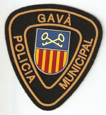 Emblema Brazo Policia Municipal Gav (Catalua)