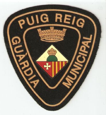 Emblema Brazo Guárdia Municipal Puig Reig (Cataluña)