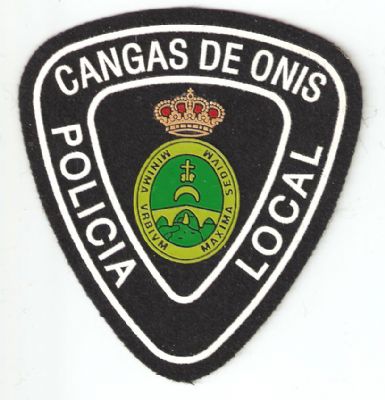 Emblema Brazo Policia Local Cangas de Onis (Asturias)