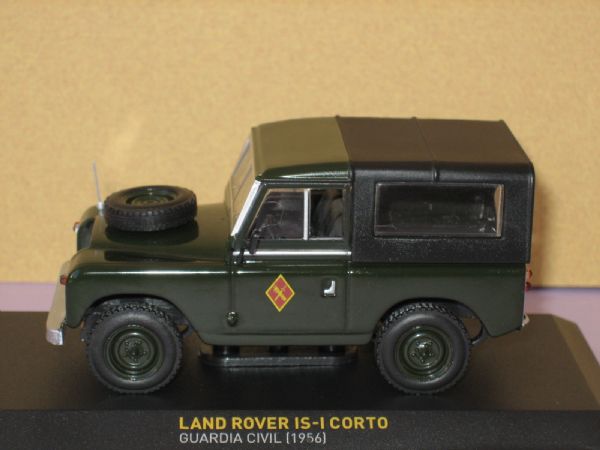 Vehiculo Miniatura Land Rover Corto Guardia Civil (1.956)