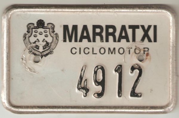 Matricula Antigua de Ciclomotor de Marratxi (Islas Baleares)