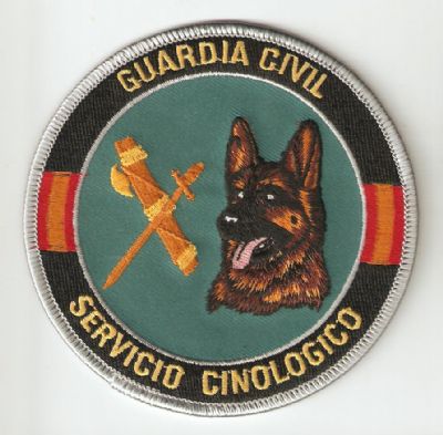 Emblema Brazo Servicio Cinologico K-9  (Guardia Civil)