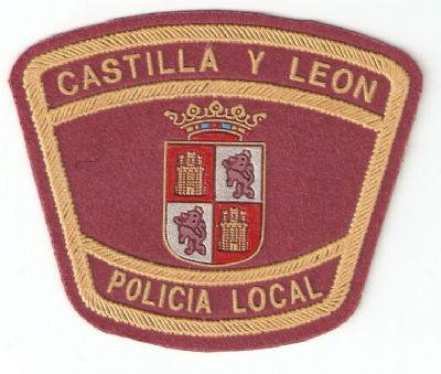 Emblema de Brazo de Policia Local Generico de Castilla Leon