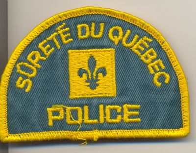 Emblema Brazo Policia Surete du Quebec (Canada)