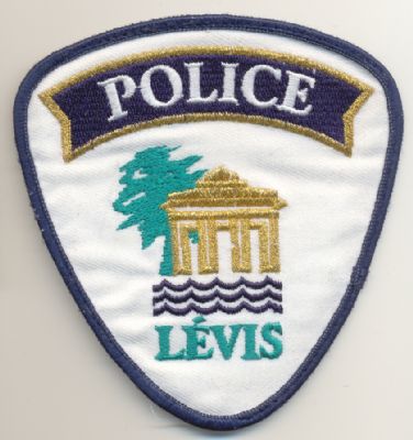 Emblema de Brazo de Policia Lévis (Canada)