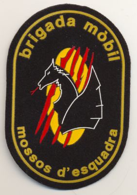 Emblema de Brazo de Brigada Mbil de Mossos d'escuadra