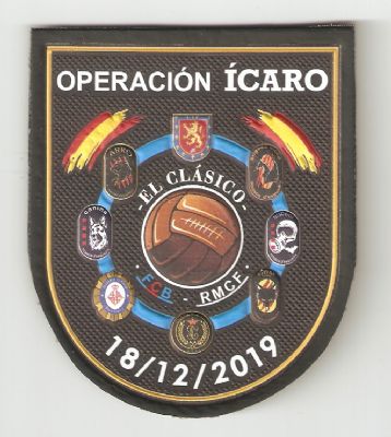 EMBLEMA OPERACIN CARO  18 DICIEMBRE 2019 (BARCELONA C.F.-REAL MADRID)