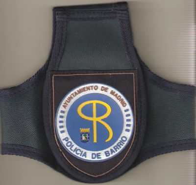 Brazalete de Policia Municipal de Madrid (Barrios)