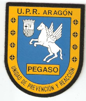 Emblema de Brazo de Unidad de Prevención y Respuesta de Aragón (CNP)