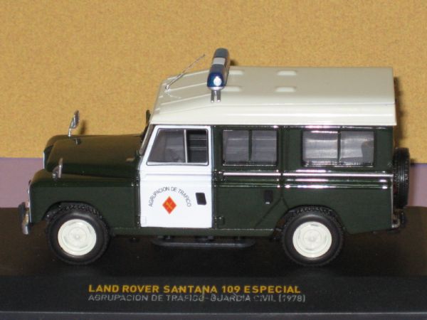 Miniatura 4X4 Lan Rover Santana 109 Agrupacin de Trfico (Espaa 1.978)