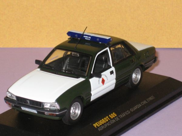 Miniatura Vehiculo Peugeot 505 Agrupacin de Trfico (1982)