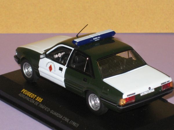 Miniatura Vehiculo Peugeot 505 Agrupacin de Trfico (1982)