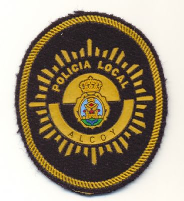 Emblema de Pecho de Policia Local Alcoy (Alicante)
