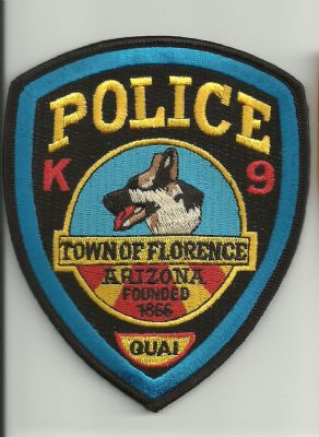 Emblema de Brazo K-9 Florence (Arizona) U.S.A.
