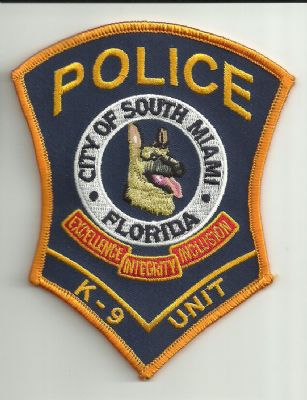 Emblema de Brazo K-9 South Miami (Florida) U.S.A.