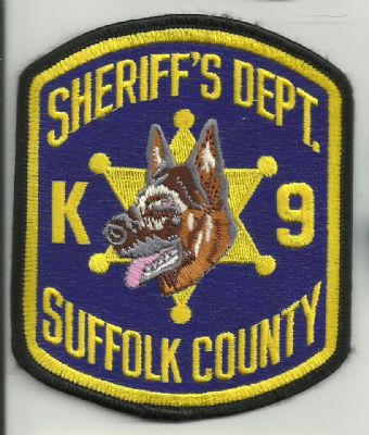 Emblema de Brazo K-9  Suffolk (Massachusetts) U.S.A.