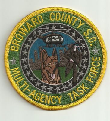 Emblema de Brazo K-9  Broward County (Florida) U.S.A.