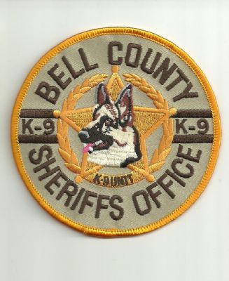 Emblema de Brazo K-9  Bell County  (Kentucky) U.S.A.