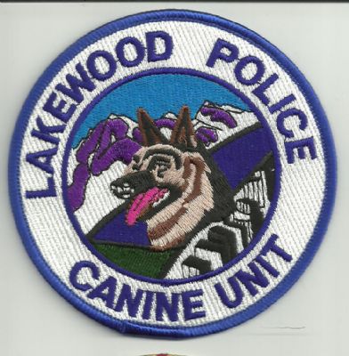 Emblema de Brazo K-9  Lakewood  (California) U.S.A.