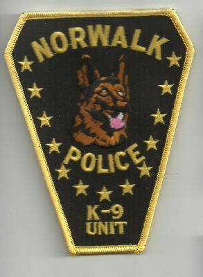 Emblema de Brazo K-9  Norwalk (Connecticut) U.S.A.