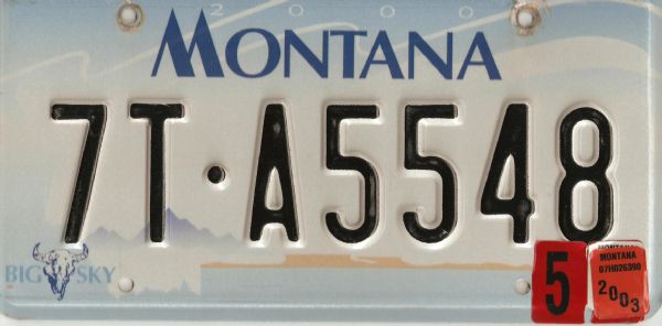 Matricula de Montana  (U.S.A.)