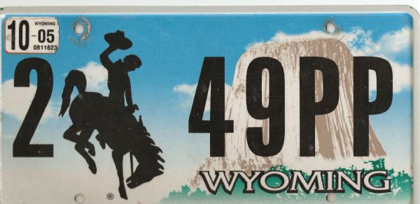 Matricula de Wyoming (U.S.A.)