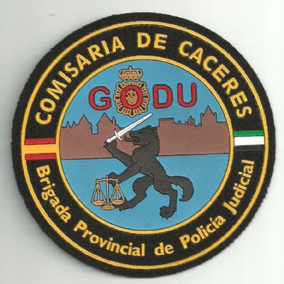Emblema de Brigada Provincial de Policia Judicial de Caceres