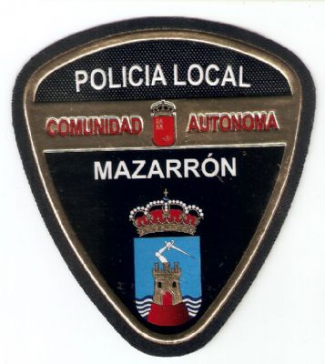 Emblema de brazo de Policia Local de Mazarrn (Murcia)
