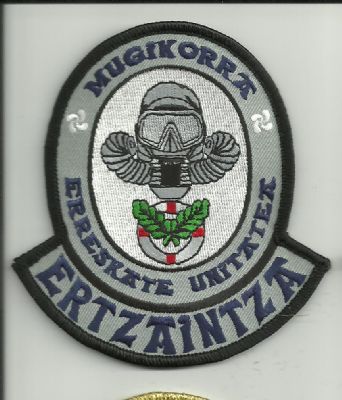 Emblema Ertzaintza Mugikorra Erreskate Unitatea (Subacuatico)