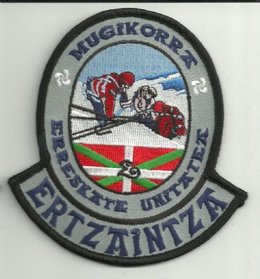 Emblema Ertzaintza Mugikorra Erreskate Unitatea Rescate en Montaa