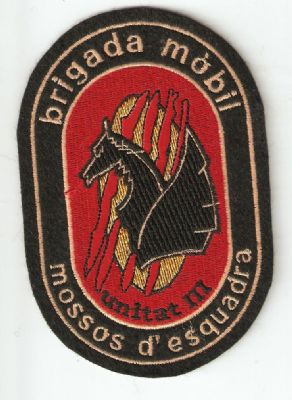 Emblema Brazo Mossos D'esquadra (BRIMO UNIDAD III ) Catalua