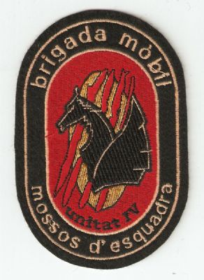 Emblema Brazo Mossos D'esquadra (BRIMO UNIDAD IV ) Catalua