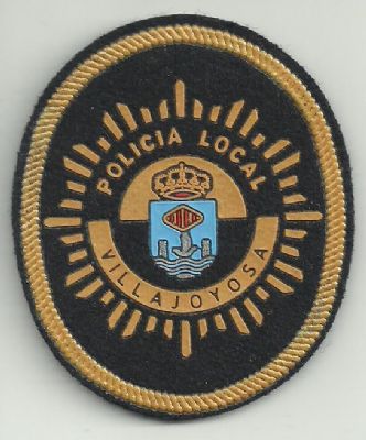Emblema de Pecho Policia Local Villajoyosa (Alicante)