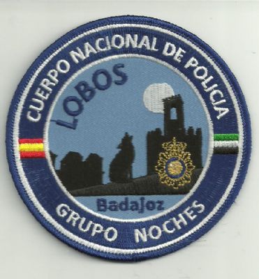 Emblema de Brazo CNP Badajoz (Grupo de Noches)