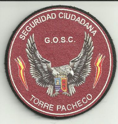 Emblema Brazo Policia Local Torre Pacheco (G.O.S.C.)