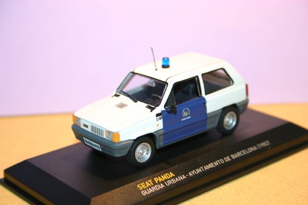 Vehiculo Miniatura Seat Panda Guardia Urbana Barcelona 1982
