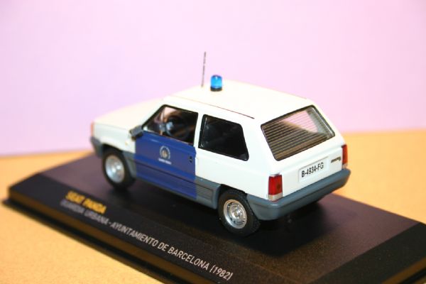 Vehiculo Miniatura Seat Panda Guardia Urbana Barcelona 1982