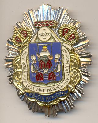 Antigua Placa de Policia Municipal de Sevilla
