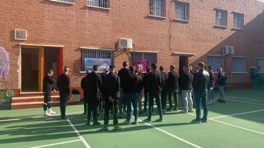 La Peña barcelonista de Totana participa en la novena edición del programa Matrix penitenciario