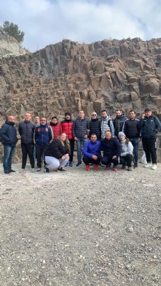 La Pea barcelonista de Totana participa en la salida programada a Calasparra