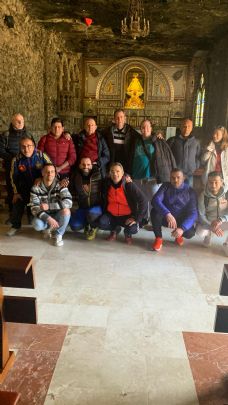 La Pea barcelonista de Totana participa en la salida programada a Calasparra