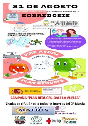 La Pea Barcelonista de Totana colabora en la jornada de concienciacin Da internacional de la Sobredosis celebrada en el centro penitenciario de Murcia I