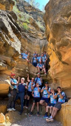 La PBTotana participa en la salida de senderismo de los Andarines 