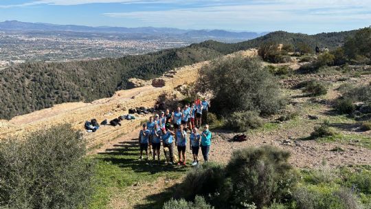 La PBTotana participa en la salida de senderismo de los Andarines 
