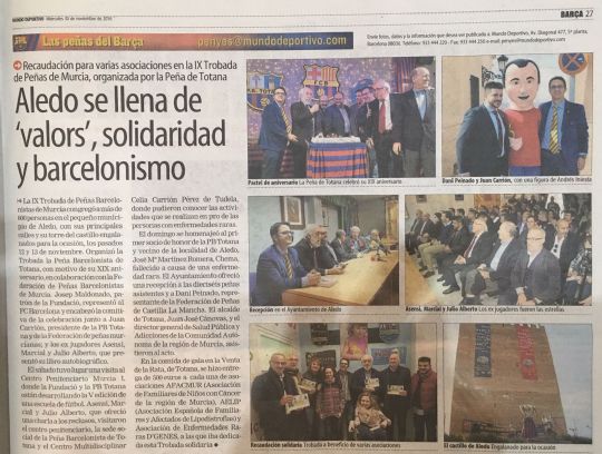 RESUMEN DE LA IX TROBADA EN PGINAS DE MUNDO DEPORTIVO