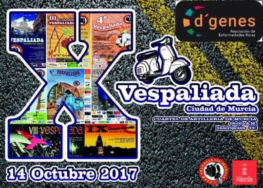 LA PEÑA BARCELONISTA DE TOTANA COLABORA EN LA X VESPALIADA CIUDAD DE MURCIA 