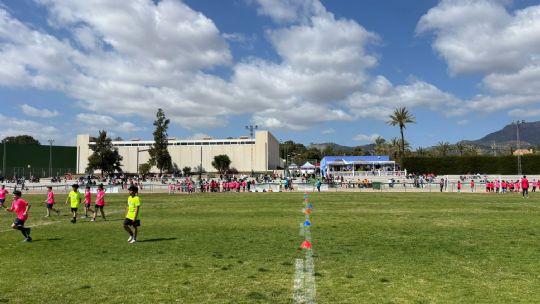 M�s de 250 ni�os participan en la III Jornada de F�tbol Base solidaria en Totana a beneficio de las enfermedades raras